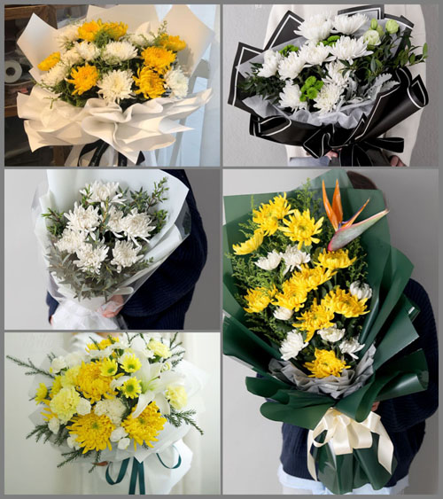 上海奉贤区四团镇镇西村白事花束代送